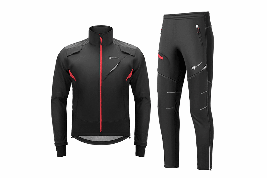 Wasserdichte Fahrradbekleidung für Winterfahrt - ESOMOTO