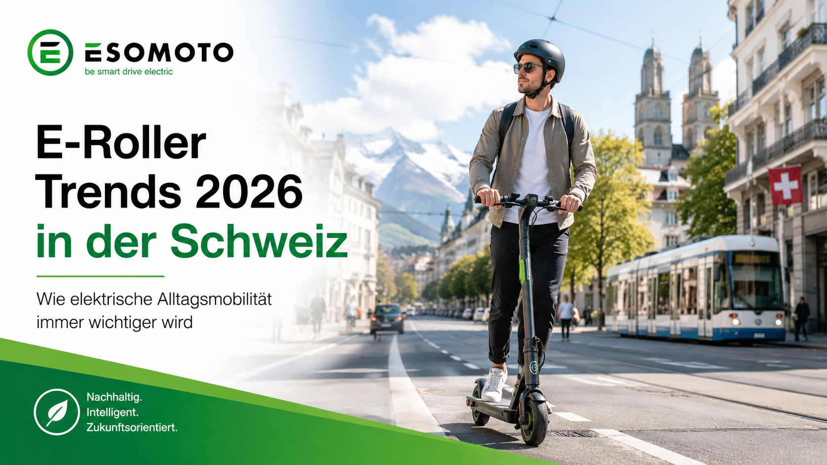 E-Roller Trends 2026 in der Schweiz: Warum elektrische Alltagsmobilität immer wichtiger wird