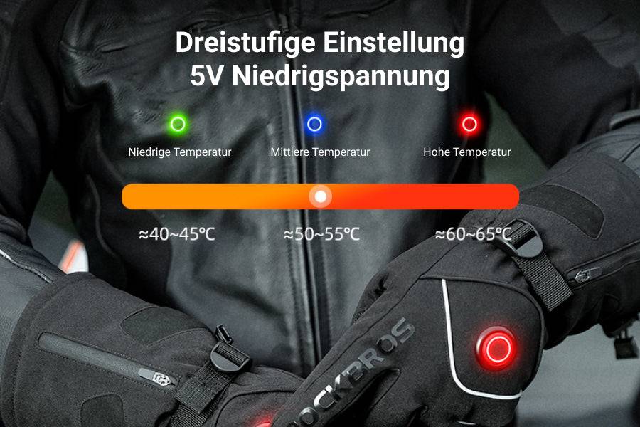 Elektrisch geheizte Fahrradhandschuhe - ESOMOTO